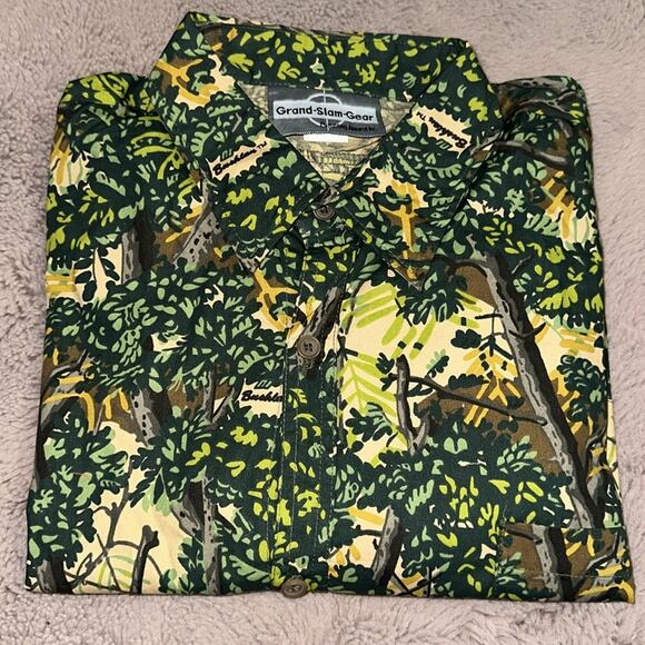 Rare Realtree Cargo Grand-Slam-Gear Hunting Shirt Made In Mexico Size XL NWT - Picture 1 of 6